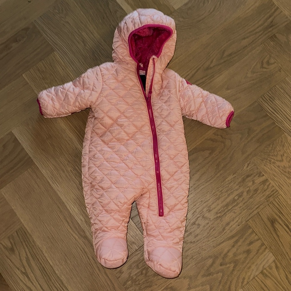 EUC one piece “snow suit”, fleece lined and water proof